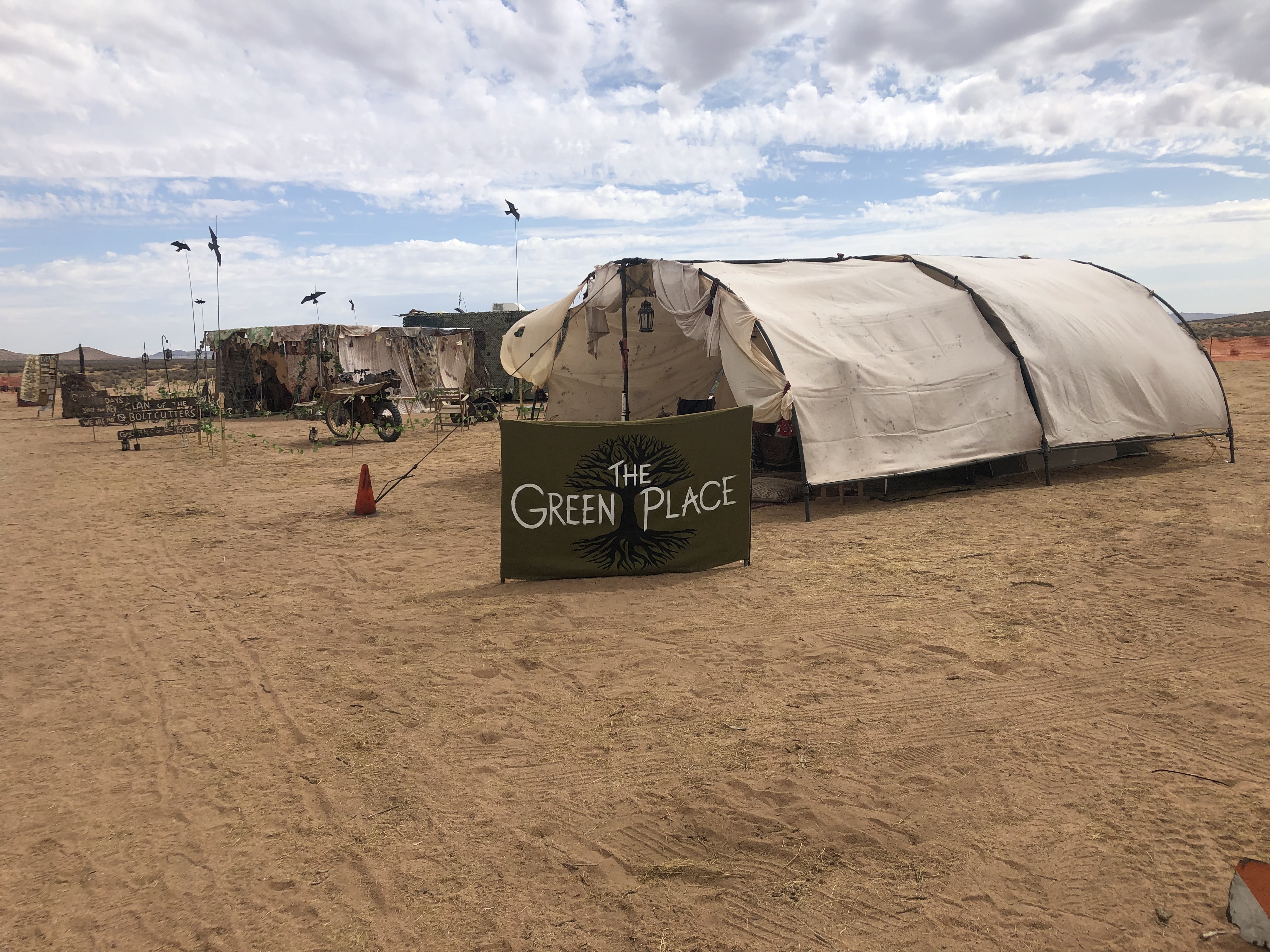 The entrance to the Green Place in 2019